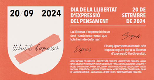 20 de setembre de 2024 Dia de la llibertat d'expressió i pensament