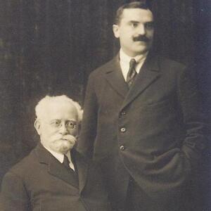 Portrait of Joan Gisbert and Felip Pedrell
