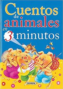 Coberta del llibre "Cuentos de animales en 3 minutos".