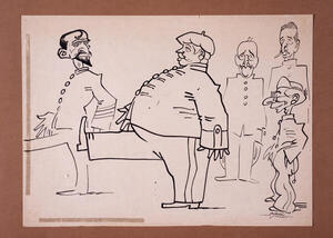 Caricatures de polítics Cambó, Companys, etc, La Campana de Gràcia, 1918