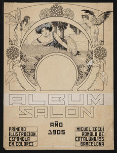 Dibuix per a un número de la revista "Album salón" de 1905