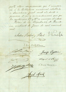 Acord de compra de la Biblioteca Aguiló (1908)