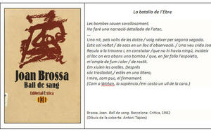 Brossa, Joan. Ball de sang. Barcelona: Critica, 1982 (Dibuix de la coberta: Antoni Tàpies). TOP: 83-8-23205
