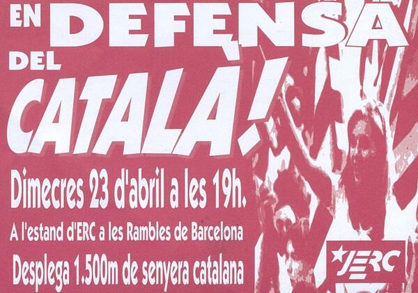 Top: F.P. 33. Joventuts d'Esquerra Republicana de Catalunya.  23 d’abril de 1997