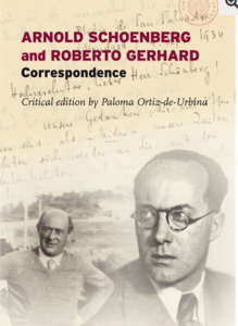Coberta de l'edició en anglès de la correspondència Gerhard-Schoenberg