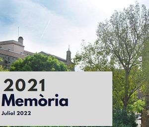 Portada de la memòria de 2021