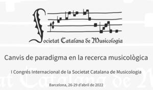 Logo del I Congrés Internacional de Musicologia